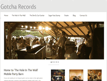 Tablet Screenshot of gotcha-records.com